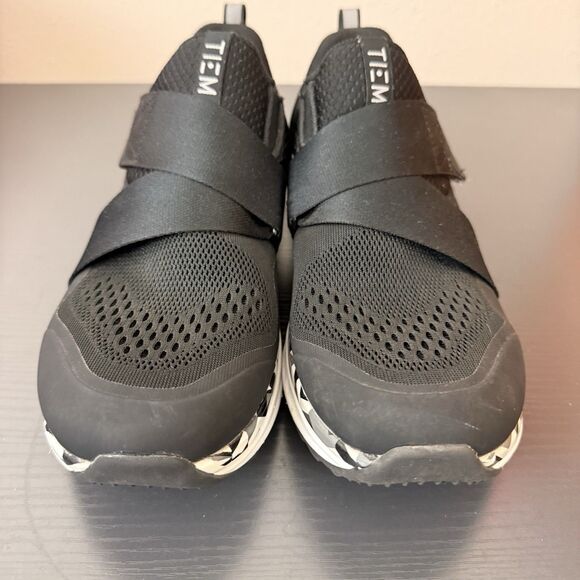 TIEM Slipstream Womens Cycling Shoes Sz 9.5 EU 40.5 Black SPD 2 Bolt Cleats Spin - Picture 3 of 15